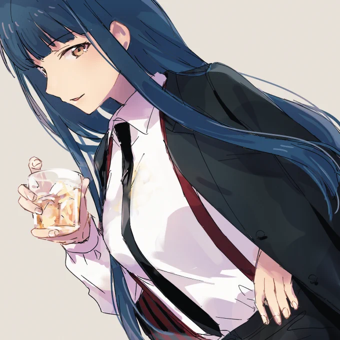 麗花さん流れてきたのでリハビリとして便乗で描いた