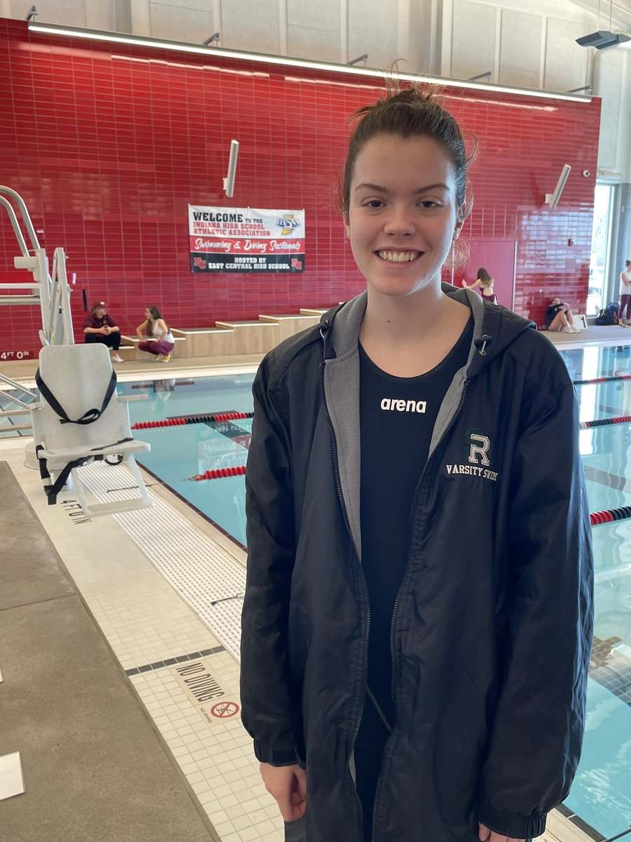 Good luck Elizabeth!!!!! Swim Sectional at East Central.