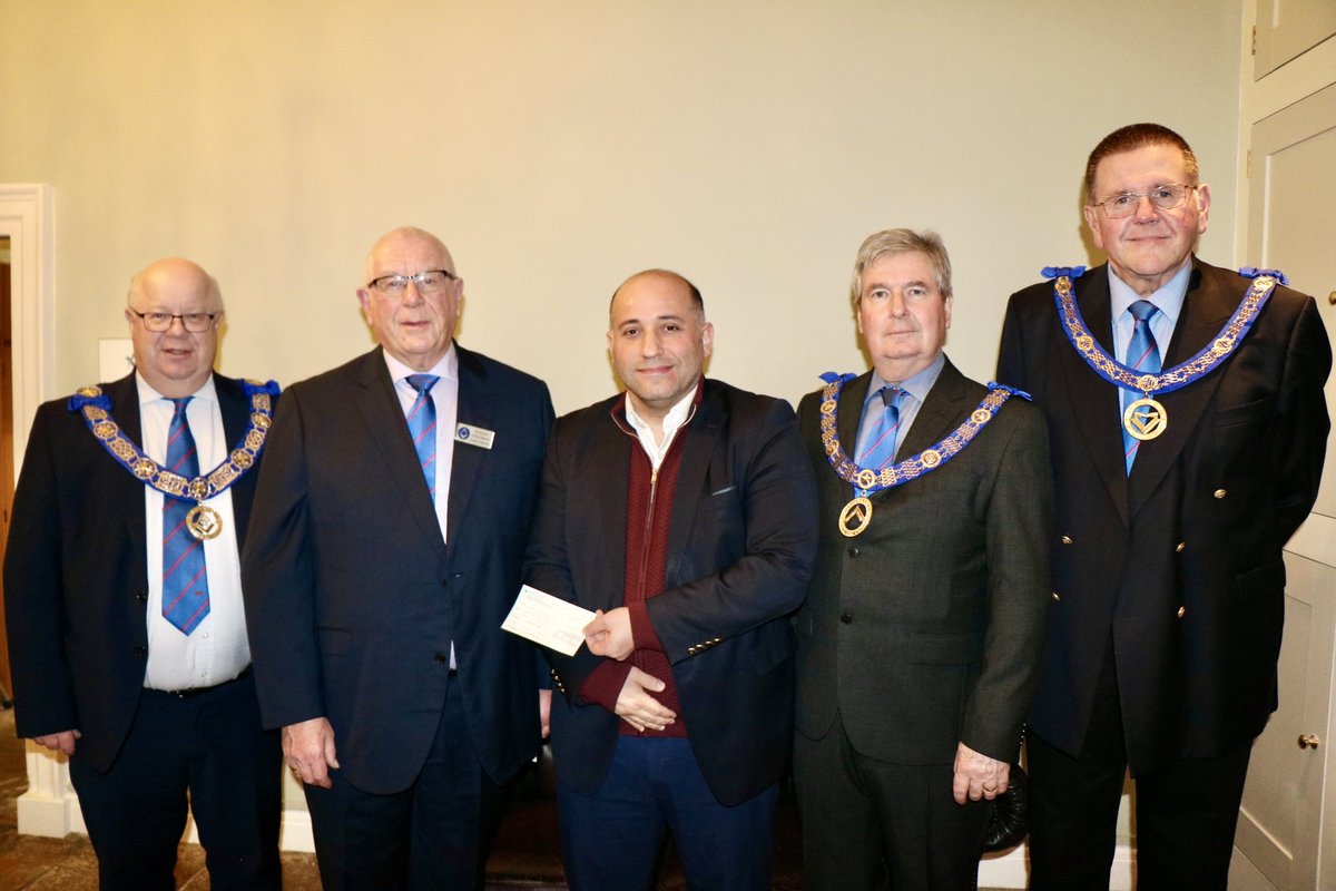 This week’s annual Charity Presentation Evening at Witney, Oxfordshire, proved a fantastic success, with 24 charity partners, 17 lodges among the 60 attendees. A full complement of Provincial rulers made the evening special. @OxfordshirePGL