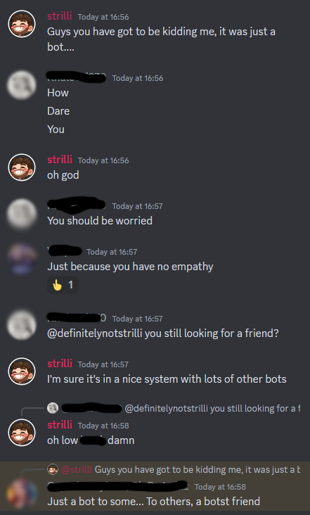 talesofstrilli's tweet photo. other streamer's discord     vs                  my discord https://t.co/WRcqdenhSj