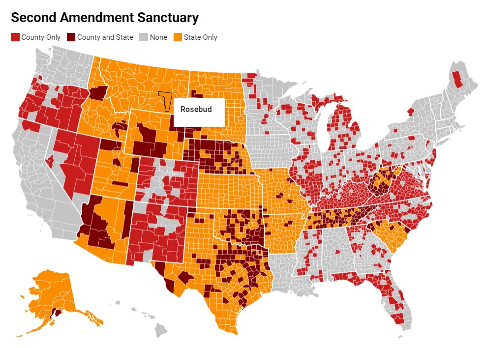 Interesting map showing who does and doesn't have #2A Second Amendment sanctuary policies. 👇🧐Looks like we still have a ways to go yet! 🔥#PatriotsUnite #PatriotsFight #ShallNotBeInfringed  tacticalgear.com/experts/second…