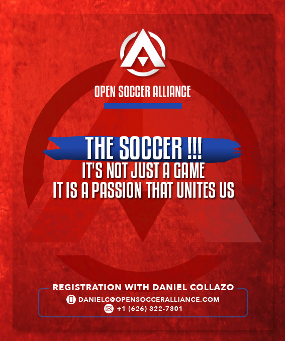 🇺🇸 OSA (Open Soccer Alliance) 🥇 $300,000 in Prizes (32 teams) 👉 instagram.com/open_soccer_al… ⚽ Info : +1 (626) 322-7301 🏆 danielc@opensocceralliance.com