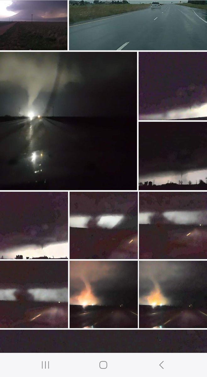 Mesocedes's tweet photo. @AshtonHenryWX This is from a tornado I chased in 2019. I hope you didn't snoop into my fb and photoshop my images into yours. I hope not. The "tornado" on the right bears a very close resemblance. https://t.co/XsLgMMVX4m