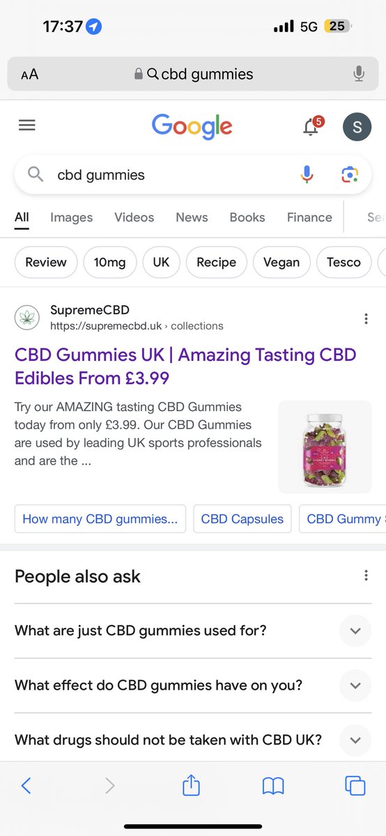 Our @supreme_cbd been ranked number 1 by Google now for last 6 months, impossible to get better quality for your money 🙌🏻 supremecbd.uk/collections/cb…