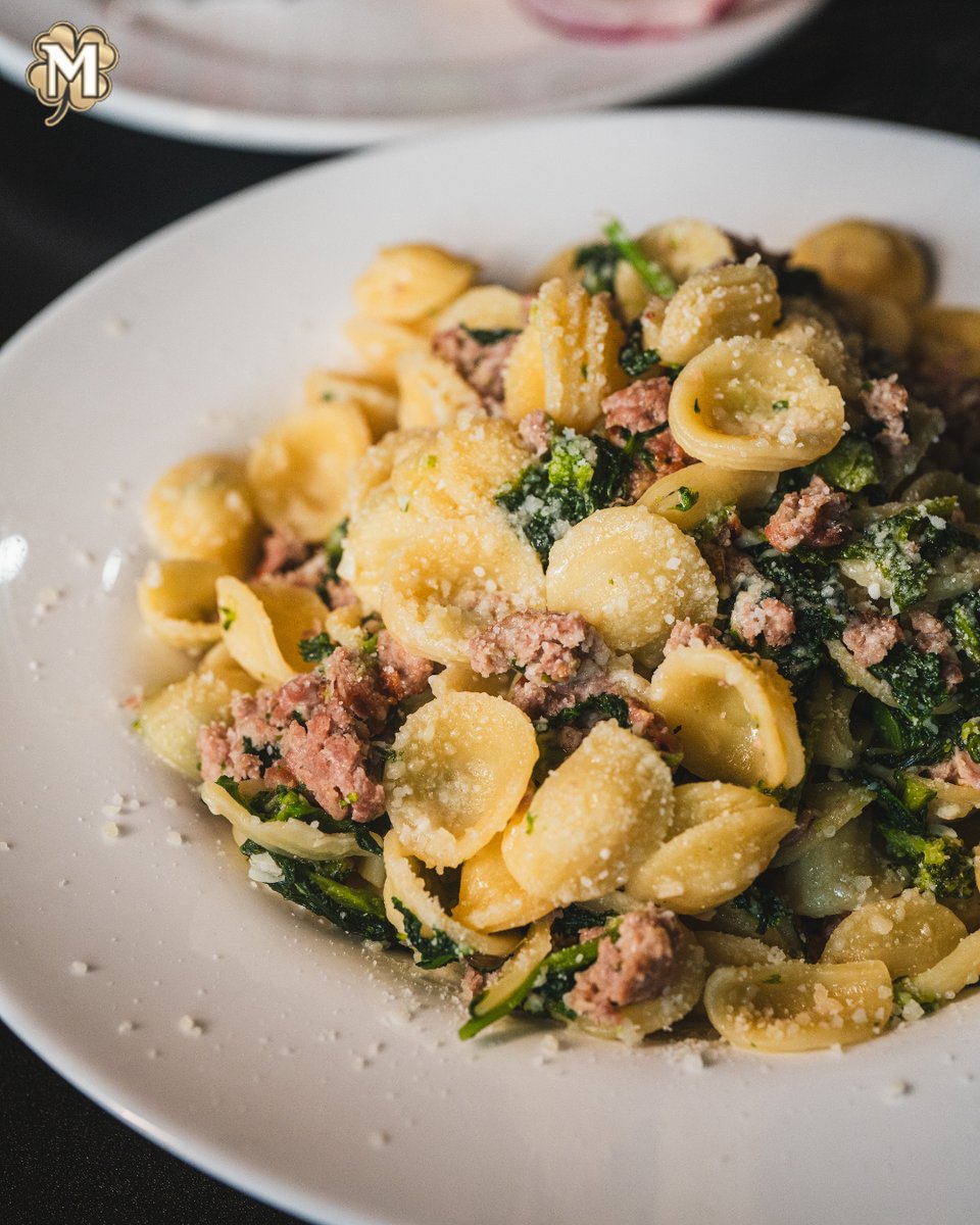 Salsiccia e Rapini Pasta 🍝⁠
⁠
Explore McDonagh’s Pub &amp; Restaurant's pasta dishes for only $9.99! 🍴

#KeyportNJ #NJPub #mcDonaghsPub

l8r.it/NwQw