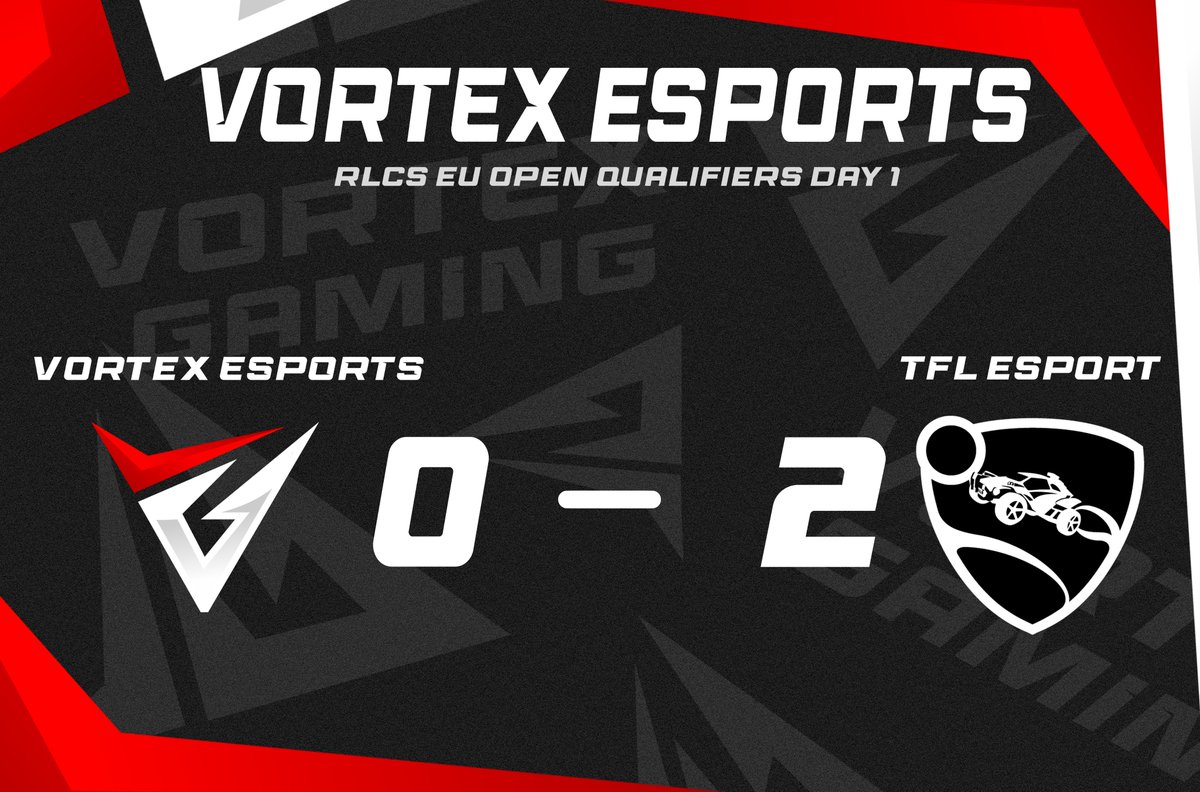 Team_VRTXGaming's tweet image. An unfortunate early finish to our open qualifier run. GGs to TFL Esport. We come back in a couple weeks for second open qualifiers! Keep your head high team! 
#RLCS #RLesports #VortexGaming #esports #streamer #streamcommunity