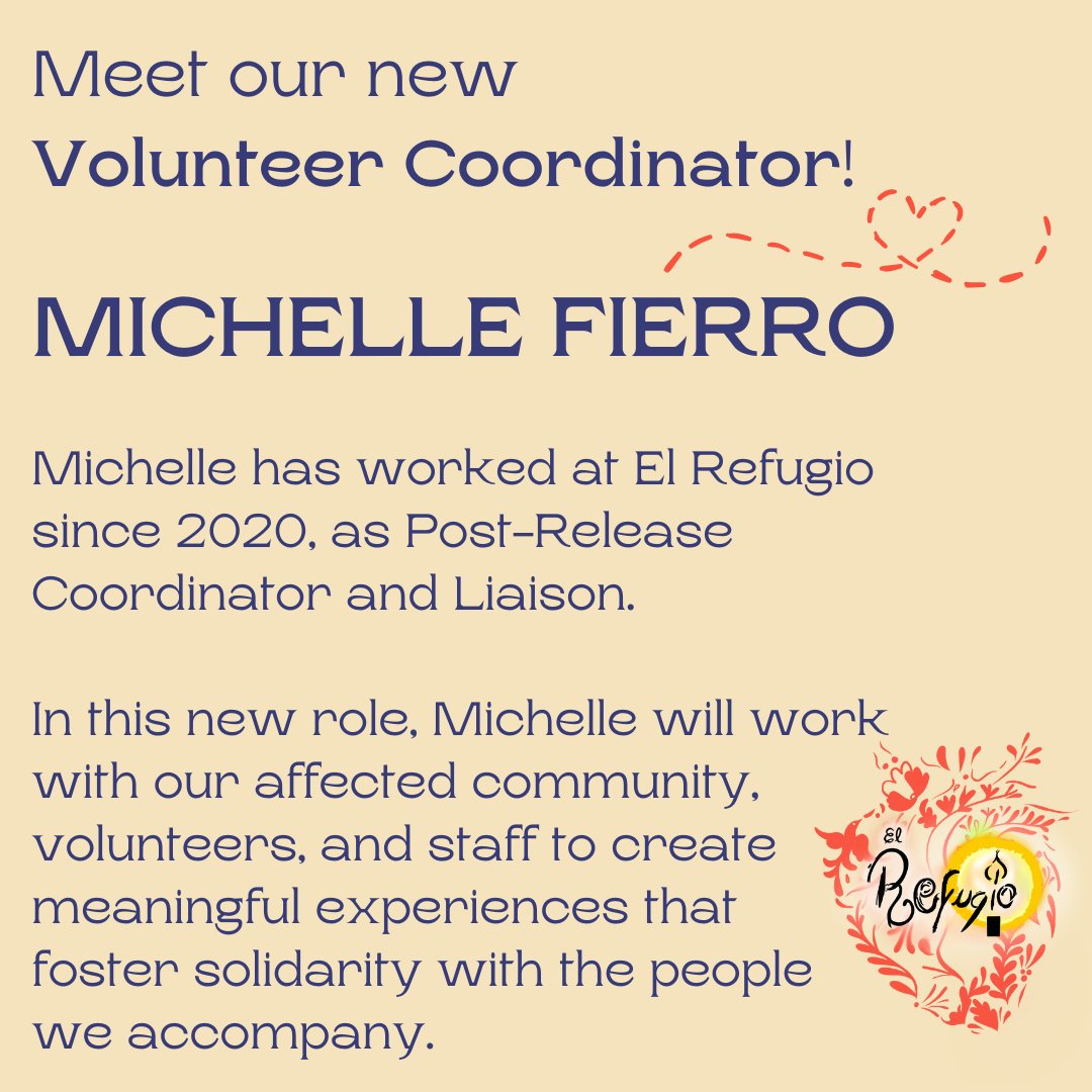 Meet Michelle? Most of our supporters already know Michelle! We are thrilled she has taken on a new role!