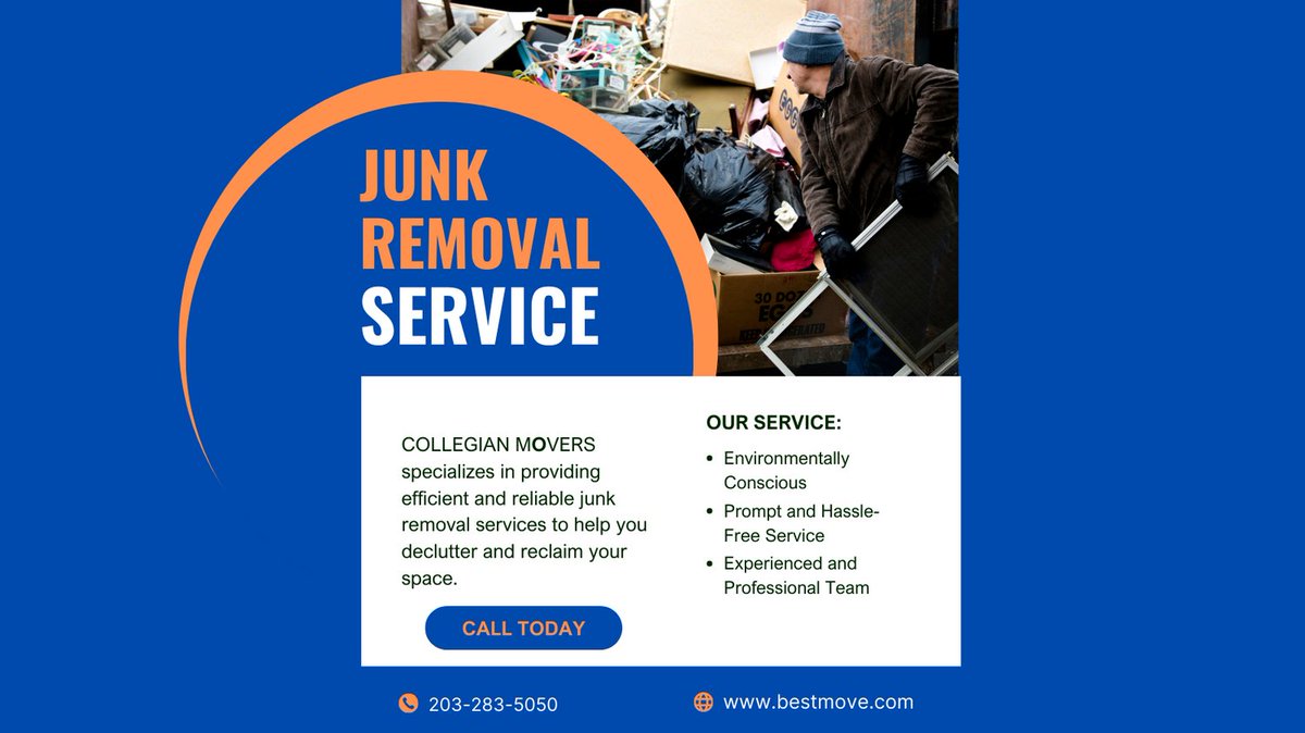 CollegianMovers's tweet photo. 🚛✨ Clear the Clutter with Collegian Movers! ✨

Say goodbye to the mess and reclaim your space with Collegian Movers Junk Removal Services! 🌟
Why choose Collegian Movers?
✅ Efficient and reliable service
✅ Hassle-free junk removal
✅ Create space for what matters https://t.co/o3x90RrYaU