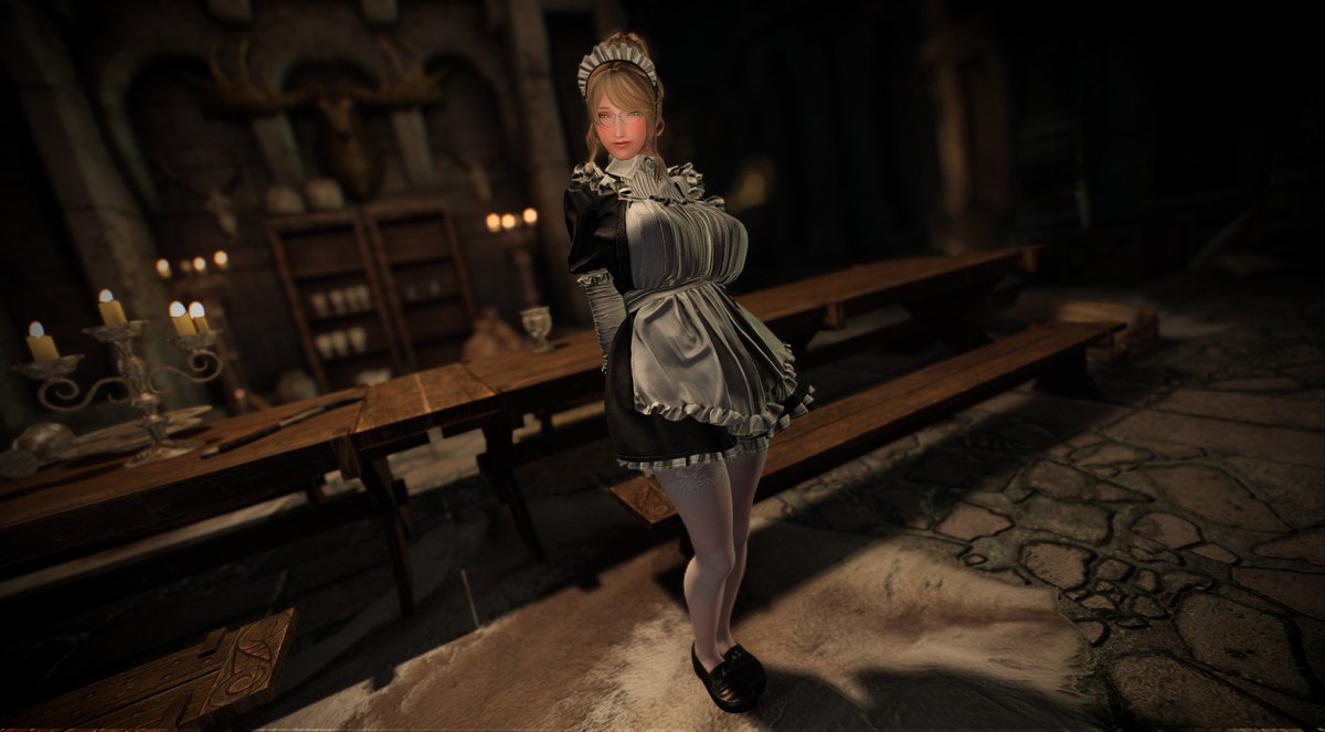 rom9434's tweet photo. 思ったより理想的なメイドさんが出来て驚いてる  
今後の動画で出そう

Cosplay Pack - hdt SMP (CBBE 3BA) https://t.co/12qbIRIPXj https://t.co/RicwwRAVWf