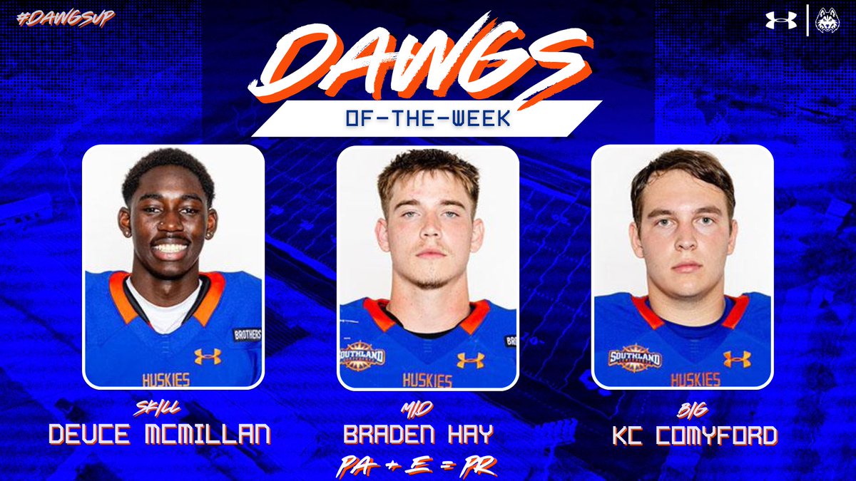 HCUFootball's tweet photo. TOP DAWGS of the week‼️⛓️
#THESTANDARD #DAWGSUP 🦴 https://t.co/ySG6aWNNDn