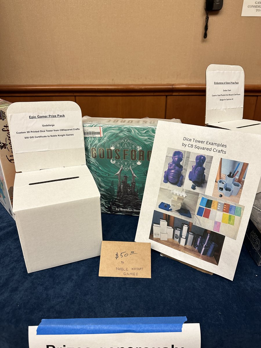 CapriciousGoat's tweet photo. Visit the Gaming Department and check out our Capricious Scavenger Hunt! Play games to earn raffle tickets and a chance to win one of our fabulous prize packages. Stop by Gaming in Sheraton III to ask questions, play game, and meet other players. https://t.co/Ddd8hC8hdd