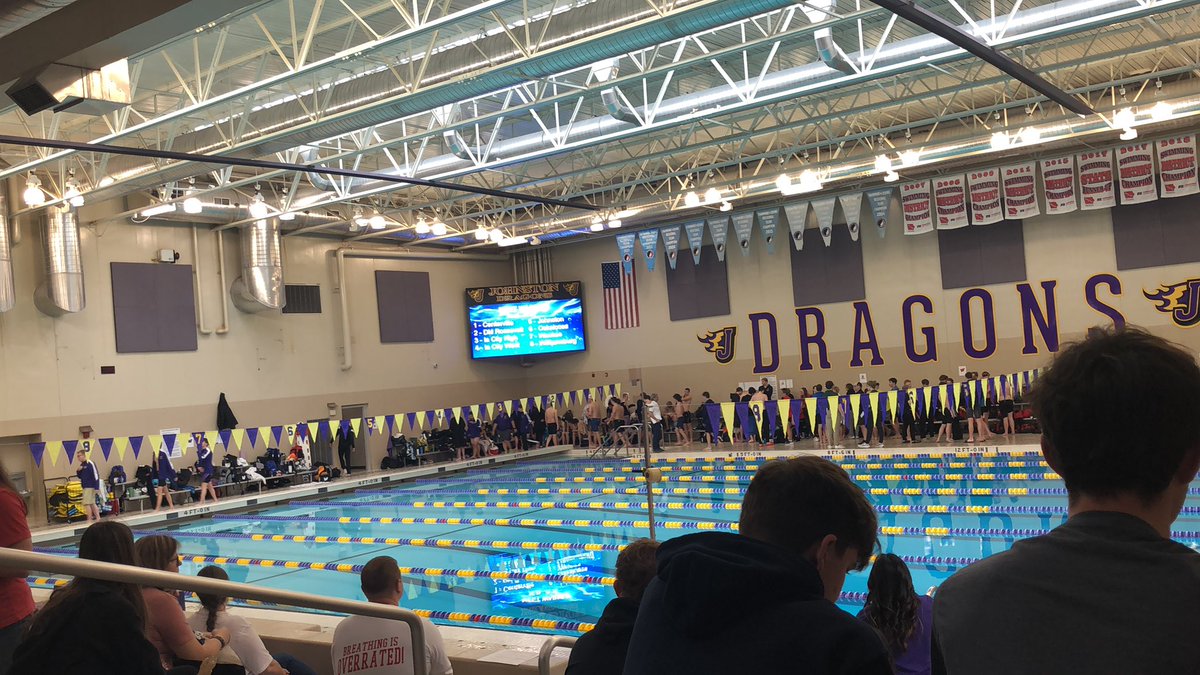 ConSports2's tweet photo. District boys’ swimming action will start in about 10 minutes at Summitt MS in Johnston. Tipton sophomore Braydon Calonder and Iowa City High look to qualify multiple events to next week’s state meet. @TiptonTigersCSD @TiptonAD https://t.co/zsm0dHw9Xy