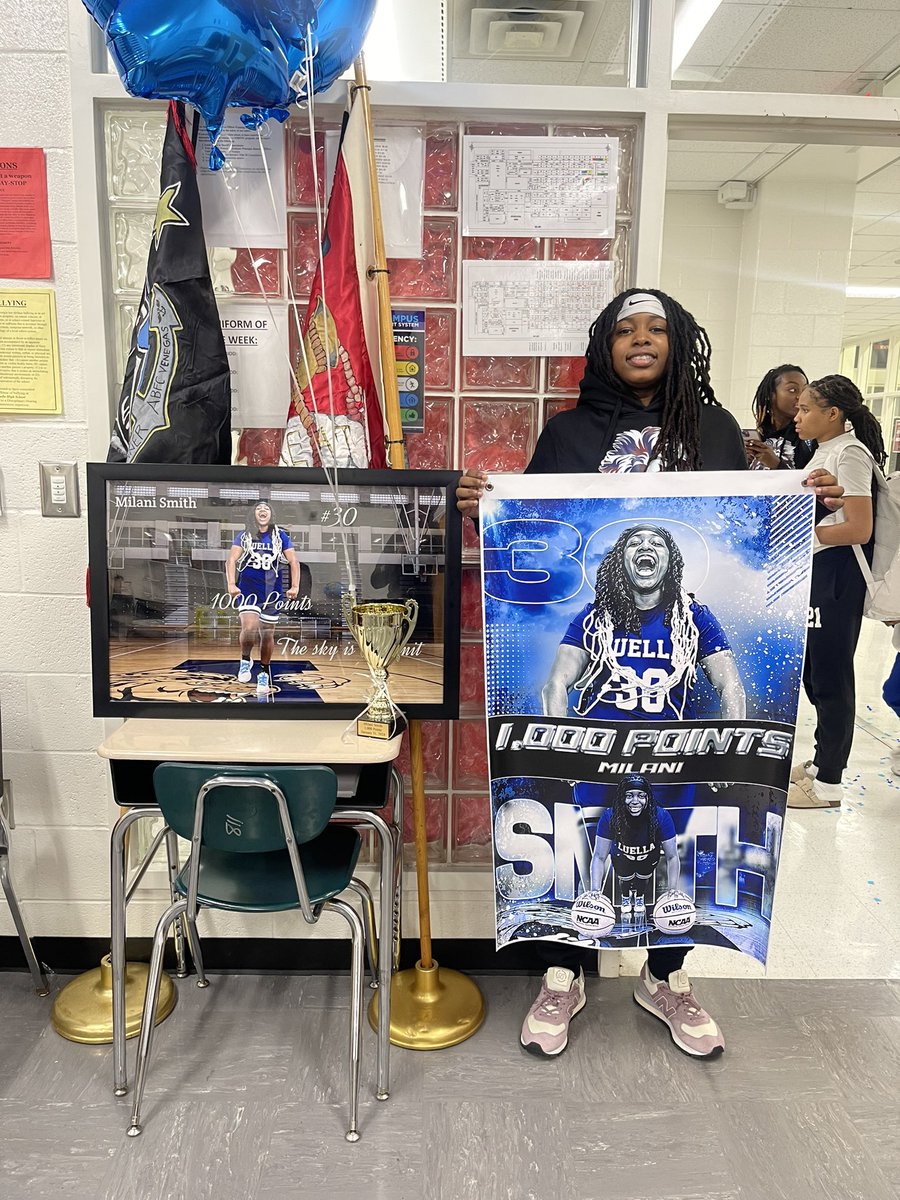 Congratulations #30 <a href="/SmithMilani/">Milani.Smith</a> welcome to the 1k club kid. 
You continue to stitch yourself in the   Luella history books!
1K club 
3x region champion
Final 4
State runner up!! 
What’s next ? 
<a href="/MichelleAhmad9/">Luella High School Athletics</a> <a href="/KyleSandy355/">Kyle Sandy</a> 
🎬💙🎬💨