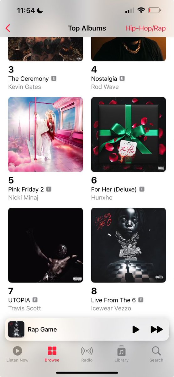 Live from the 6 is currently #8 on <a href="/billboard/">billboard</a> I need yall to do me a favor everybody that Rock with me get this to #1 !! 🤲🏾