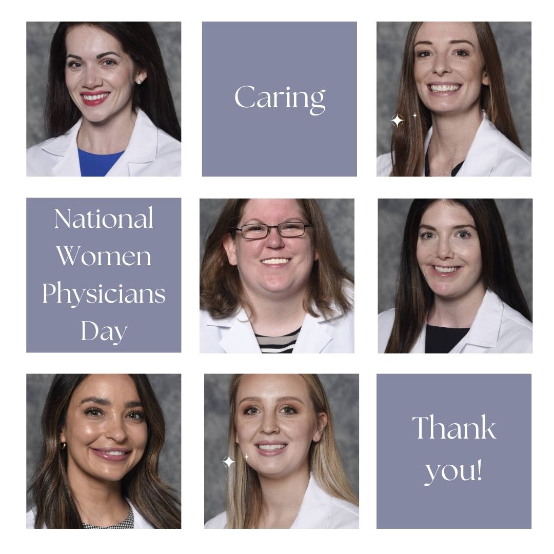 Today we celebrate National Women Physicians Day! Thank you to our selfless, patient, caring female residents. 👩🏻‍⚕️🧑🏼‍⚕️👩🏾‍⚕️