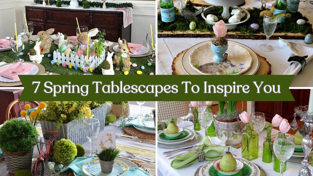 shirleywood97's tweet image. 7 Gorgeous Spring Tablescapes that will inspire your decorating spirit. Pretty pastel color palettes, Easter bunnies and flowers. Farmhouse and French country. #springdecorating
intelligentdomestications.com/spring-table-d…