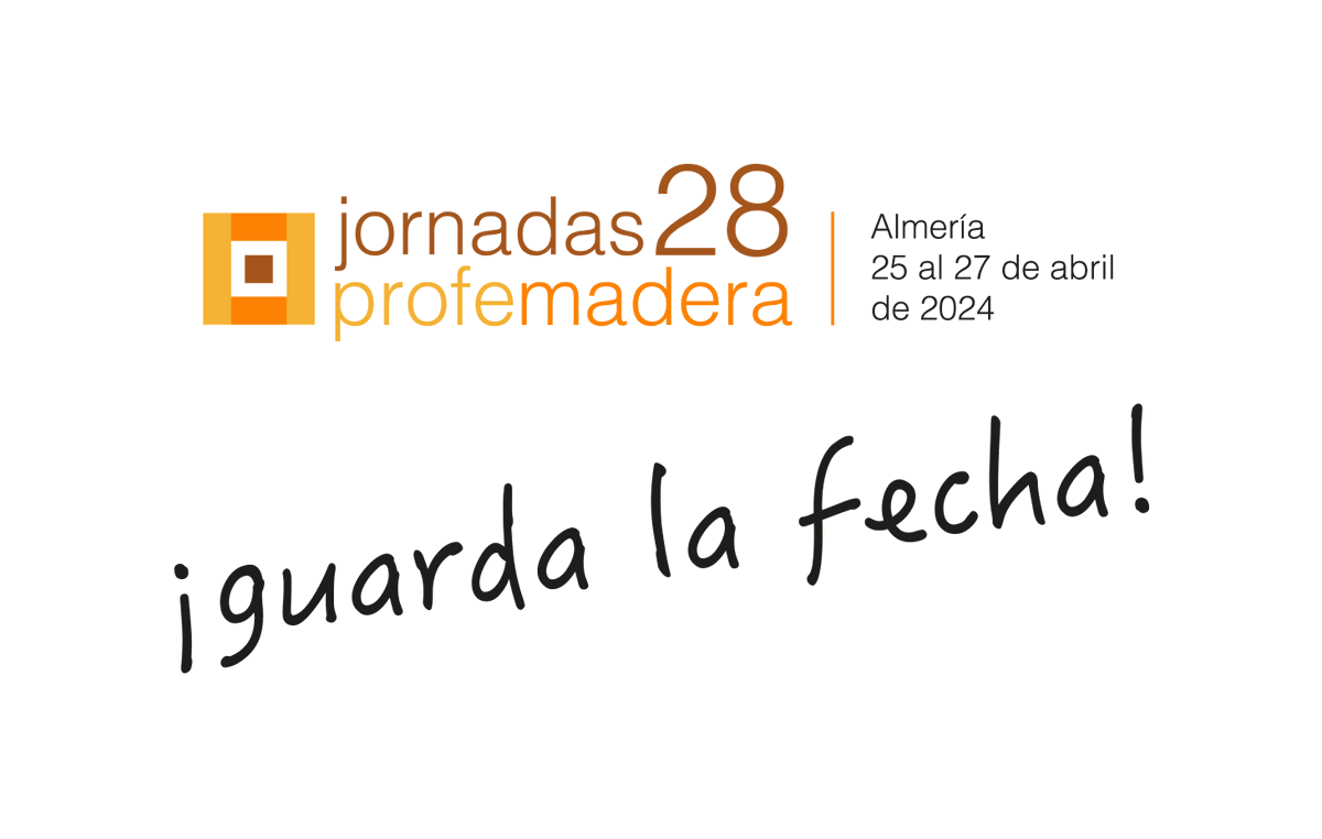 profemadera's tweet photo. Ya tenemos fecha para nuestras próximas #jornadasprofemadera. Serán en Almería, los días 25, 26 y 27 de abril de 2024, organizadas en colaboración con el @iesalhamilla . Muy pronto publicaremos toda la información necesaria para que podáis organizar vuestra asistencia. https://t.co/ONVsLbQoii