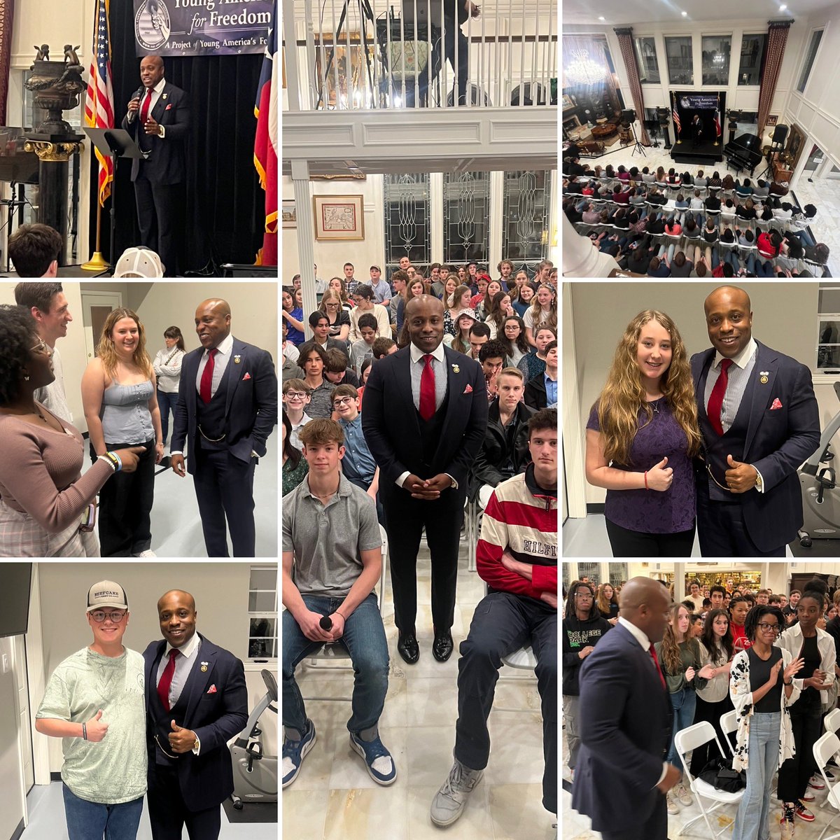 WesleyHuntTX's tweet photo. It was an honor to speak to @yaf.

Mobilizing and energizing the next generation of conservative leaders is how we preserve this great nation of ours.  I’m inspired by these young leaders blazing a trail of freedom for the next generation. https://t.co/gVFFLgLNfU