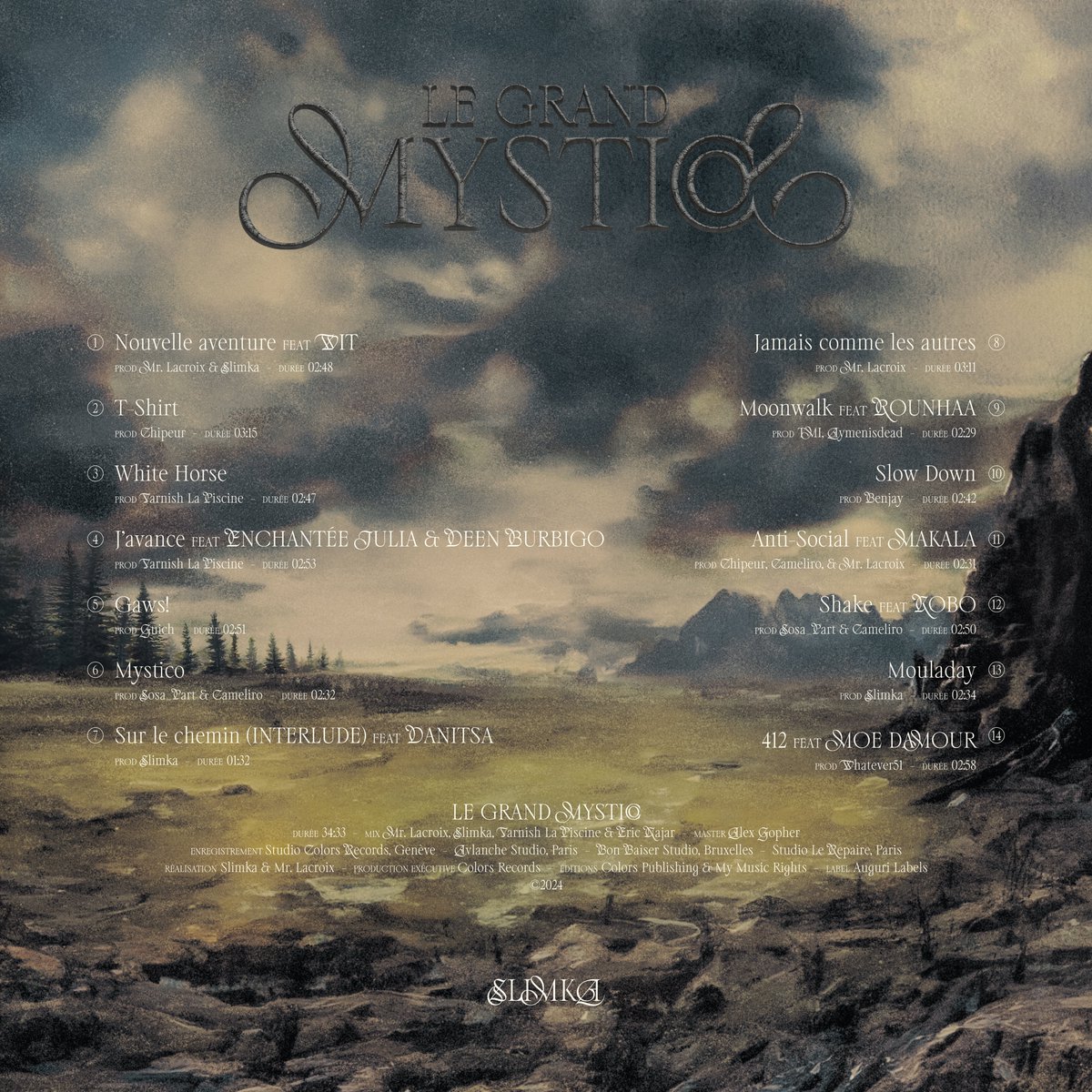 Alors Le Grand Mystico ? 

Ça tabasse hein, vrai vent de fraîcheur, Slimka à l’aise et en forme, prods de zinzin, feats efficaces, un bête de projet non ? 
Vous en pensez quoi ?