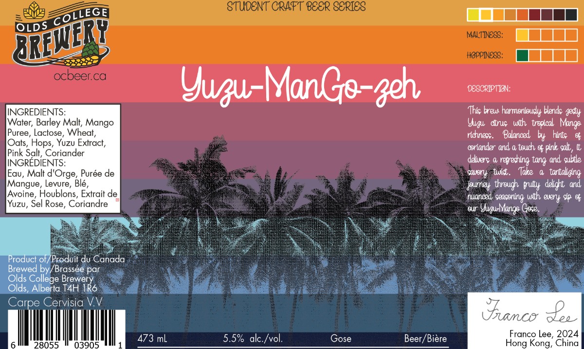 **NEW STUDENT BEER DROP**
We have 2 new releases this week! 
Candy Instant Crush - Golden Belgian Strong - 8%
Yuzu-ManGo-Zeh - Yuzu Mango Gose - 5.5%
Come on down and pick some up today before they are gone!
#OldsCollegeBrewery #StudentCraftSeries #SupportEducation #AbCraftBeer