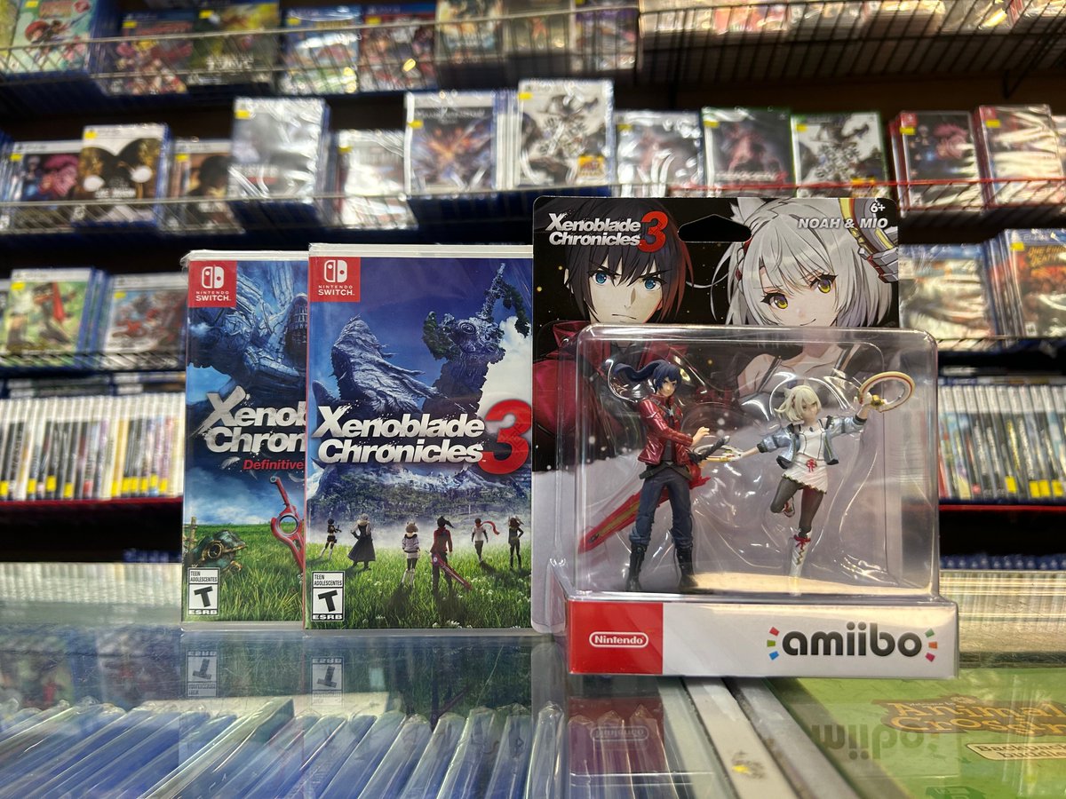 VideoGamesNYC's tweet photo. We just got in the Noah & Mio 2 pack Amiibo set in-stock!
Who's ready to unveil the truth of the world with these two unlikely allies by their sides?!
#Nintendo #XenobladeChronicles #XB3 #Action #RPG #Ouroboros #Noah #Mio
#Amiibo https://t.co/SOf53WfrjD
