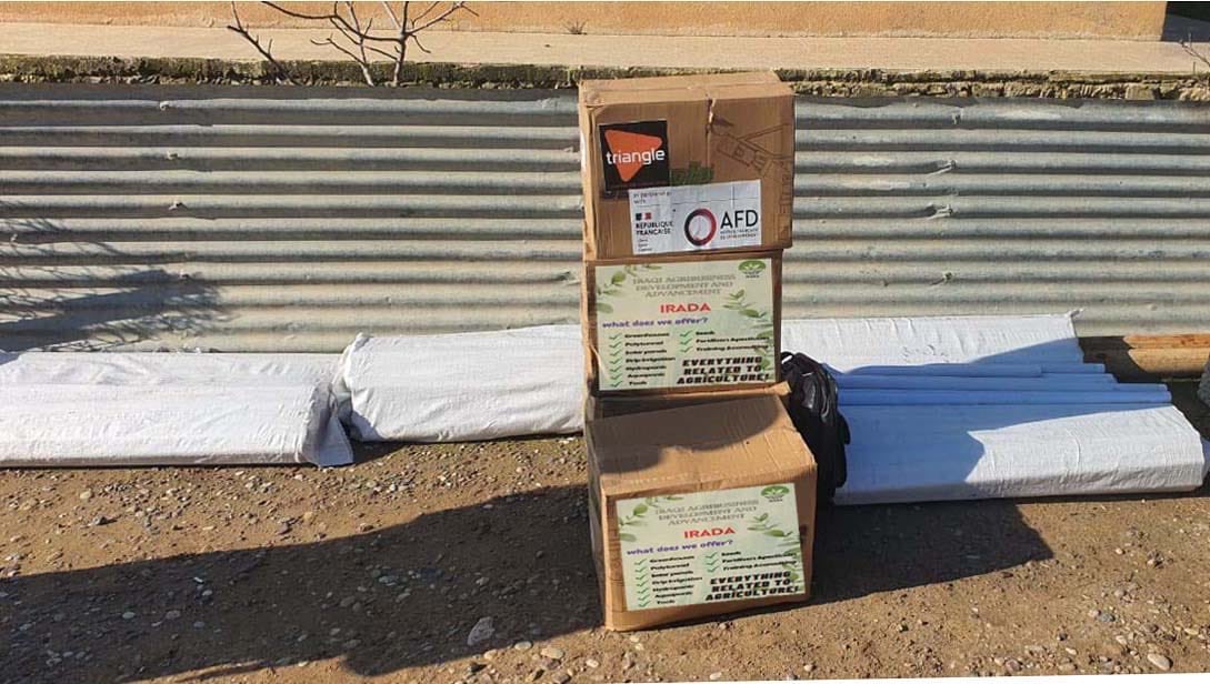 إقبال شديد لشراء أنظمة الري بالتنقيط في الموصل! تدعم شركة إرادة الزراعية الفلاحين في محافظة نينوى من خلال بيع مستلزمات و معدات زراعية و بأسعار تنافسية مع ضمان و استشارات مجانية. مكتب: حي الاخاء، قرب كنيسة تايتانك، فرع جامع الصادقين. تلفون: ٠٧٧٠٥٠٨٠٦٠٣ ⁦⁦<a href="/triangle_gh/">Triangle Génération Humanitaire</a>⁩