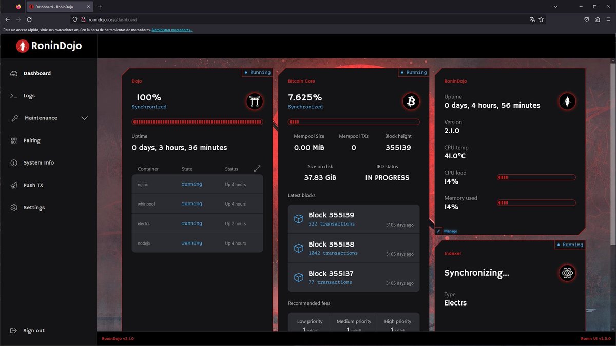Raise your hand if you're setting up a node this weekend? Need help? Send us a message or visit us @ ronindojo.io