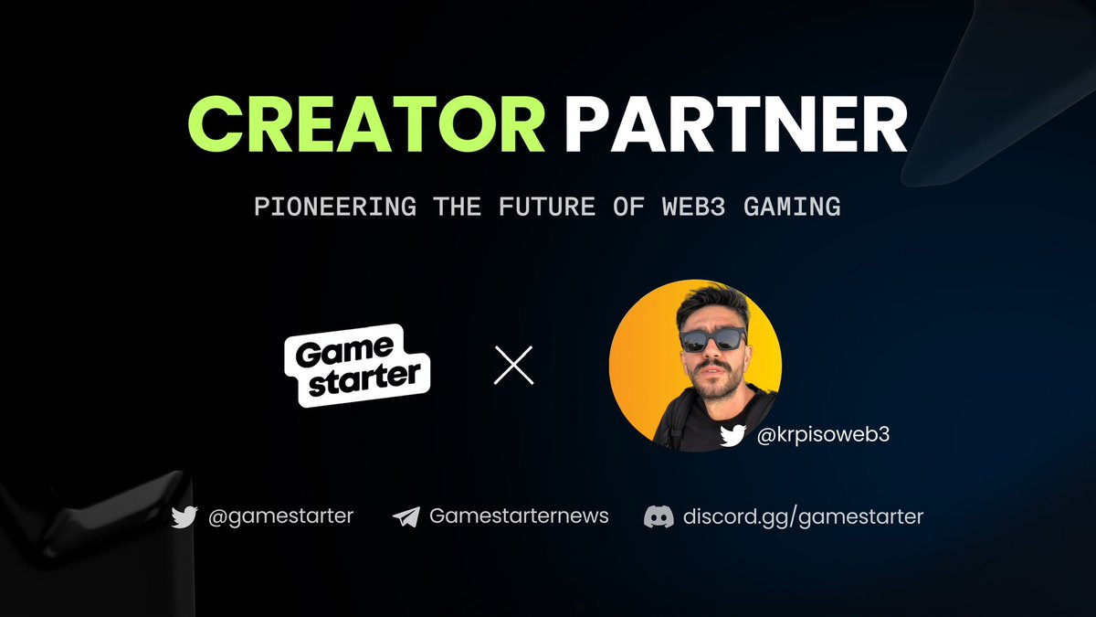 krpisoweb3's tweet photo. Thrilled to share that I've teamed up with Gamestarter as a Video Content Creator!

Gamestarter's gaming ecosystem, featuring a launchpad, marketplace, and a gaming studio, is making waves. 

In January 2024 alone, they secured 18+ strategic partnerships and sold out 3 IDOs, with the 4th IDO selling out just a couple hours ago. 

Pumped to amplify Gamestarter's reach and spread the word about the exciting IDOs, Mints, and Gaming Titles (@playOvertrip) in the pipeline via creative content!