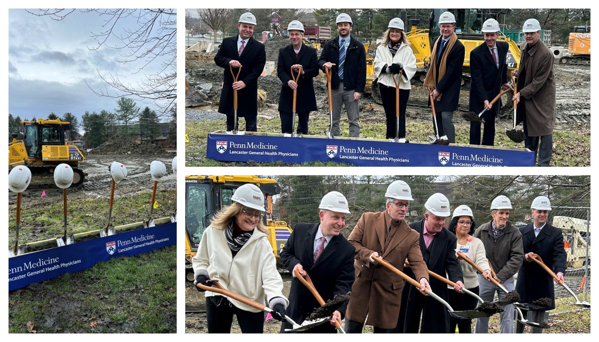 Penn Medicine Lancaster General Health (@lghealth) on Twitter photo Yesterday leaders from LG Health and <a href="/WarfelCC/">Warfel Construction</a> broke ground on Penn Medicine LG Health Physicians – Centerville, 175 S. Centerville Road in Lancaster. The new facility, expected to open in Fall 2024, will include both family medicine and specialty medicine services. Yesterday leaders from LG Health and <a href="/WarfelCC/">Warfel Construction</a> broke ground on Penn Medicine LG Health Physicians – Centerville, 175 S. Centerville Road in Lancaster. The new facility, expected to open in Fall 2024, will include both family medicine and specialty medicine services.