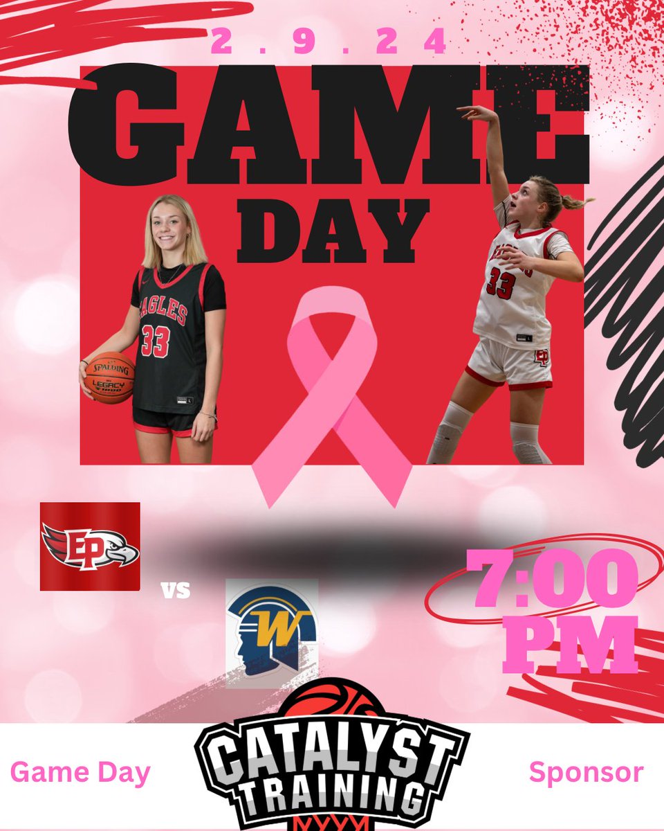 EPHS Girls Basketball (@epgirlshoops) on Twitter photo Itโs GAME DAY! Go Eagles!
๐ Wayzata
๐๏ธ Friday, 02/09
โฐ7 PM Varsity, 5:30 PM JV
๐EPHS Main Gym
๐๏ธ gofan.co/event/1172822?โฆ
๐น gametimemn.com/ep-eagles-live/
epgba girls wear your jerseyโs and get in free for Home Game.
<a href="/SchlagelTori/">Tori Schlagel</a>
<a href="/EPGirlsBBA/">Eden Prairie Girls Basketball Association ( EPGBA)</a>
<a href="/CatalystBBall/">Catalyst Basketball Training</a> Itโs GAME DAY! Go Eagles!
๐ Wayzata
๐๏ธ Friday, 02/09
โฐ7 PM Varsity, 5:30 PM JV
๐EPHS Main Gym
๐๏ธ gofan.co/event/1172822?โฆ
๐น gametimemn.com/ep-eagles-live/
epgba girls wear your jerseyโs and get in free for Home Game.
<a href="/SchlagelTori/">Tori Schlagel</a>
<a href="/EPGirlsBBA/">Eden Prairie Girls Basketball Association ( EPGBA)</a>
<a href="/CatalystBBall/">Catalyst Basketball Training</a>