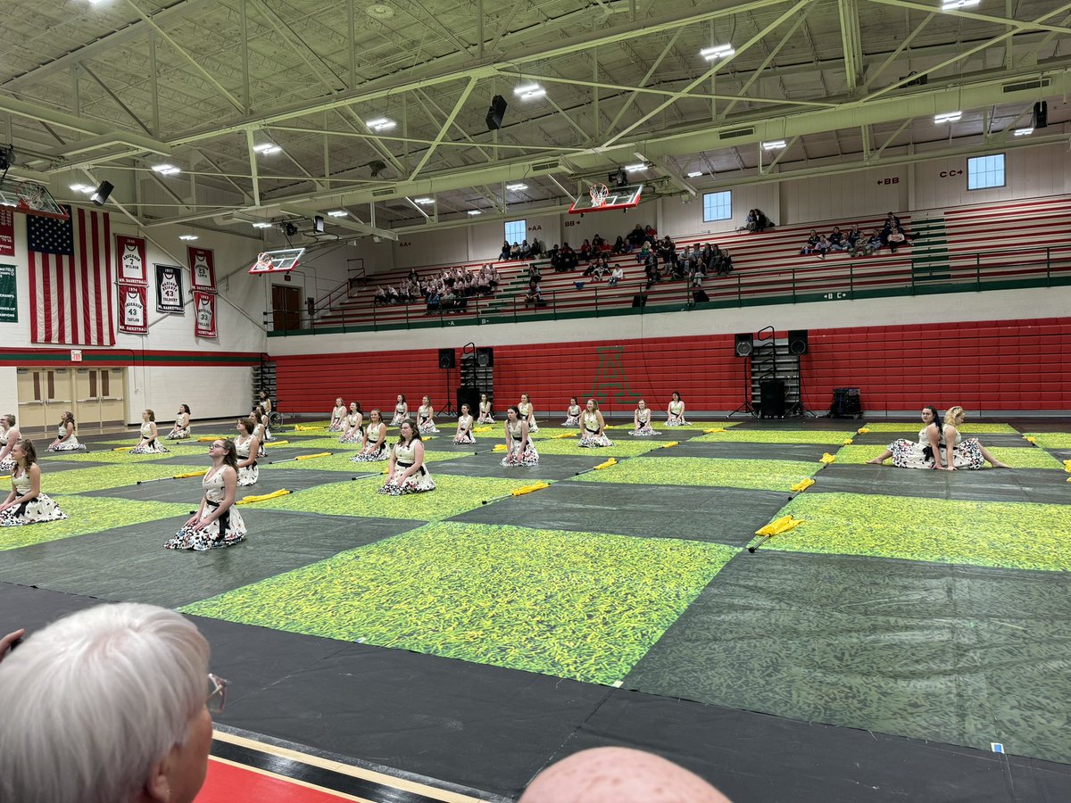 MrsJudy_GC's tweet photo. Got to see some of my past and present students competing in one of my favorite activities today! Great job to our color guard 💙💛 #1GC https://t.co/ciw8X5ItyQ