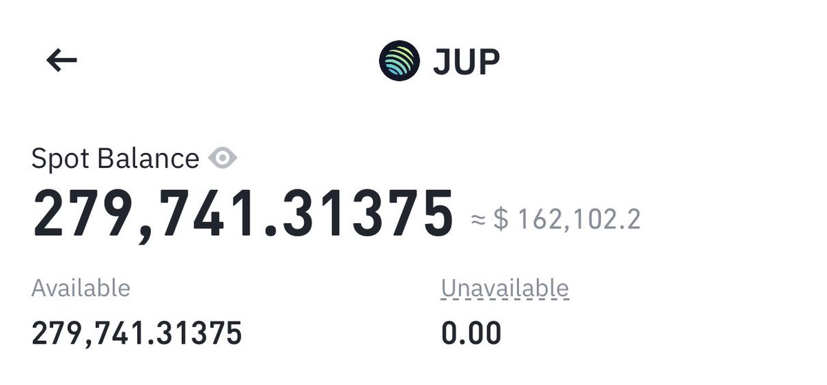 cozypront's tweet photo. Added more JUP to my holdings 

My goal is ~ 500k JUP https://t.co/iWMHatAU2r