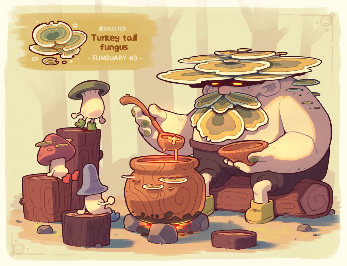 Gaziter's tweet image. The grove keeper 🍲
#funguary day 3