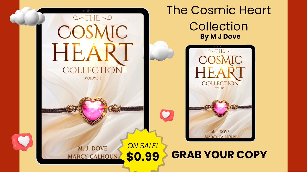 Whizbuzz's tweet photo. M J Dove's 'The Cosmic Heart Collection' has made me pause, think and appreciate the spiritual aspects of life. #BookImpact #SpiritualGrowth https://t.co/C3Twk0X3nr https://t.co/azj0NHtrG8