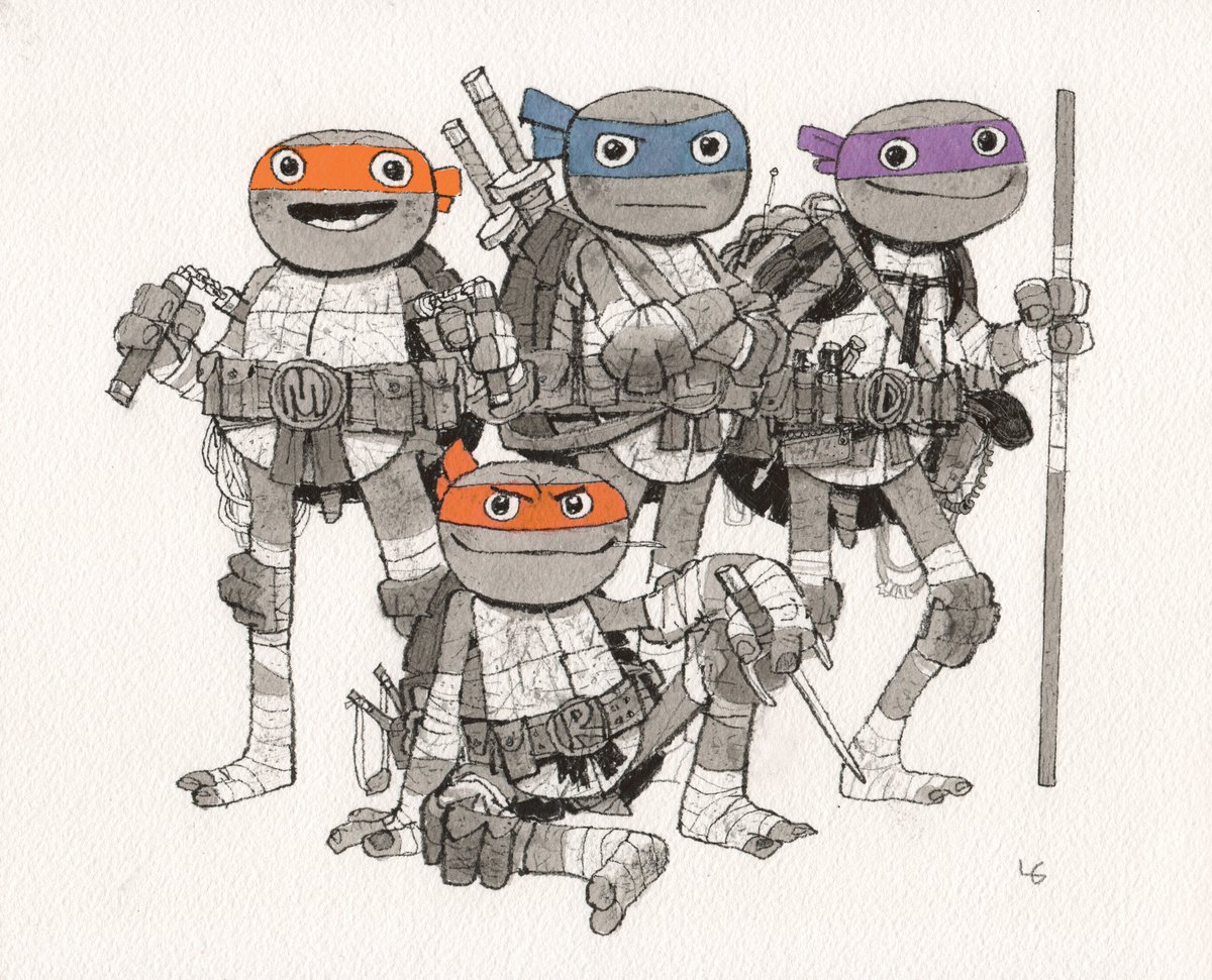 neilaglet's tweet photo. TMNT commission https://t.co/26sHtAbMKk