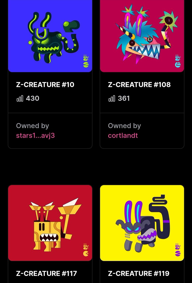 ShutenDoji20's tweet photo. Some of my enduring favourite art is the @ANYO_nft Z-creature collection, specifically the Abstract Kingdom ones.. they're just so 👌🏻
#anyo #anyoart #anyonft #zcreatures #esojluna
https://t.co/awF5gKvydS https://t.co/dZBZ8jXW2M