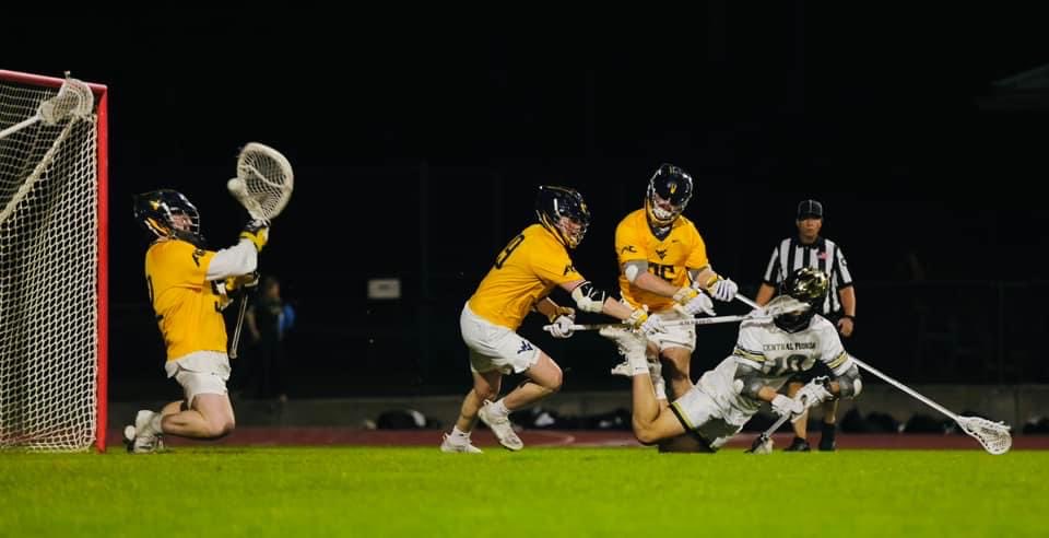 GaegerLax's tweet photo. ⁦@WVULax⁩ ⁦@VarsityLacrosse⁩ great Save ⁦@jackgaeger⁩ last night vs UCF on the diving back hand attempt in the Mountaineer’s 11-8 opening victory. Thanks for the great pick Connie Raynor. https://t.co/9QKVyhBRkk