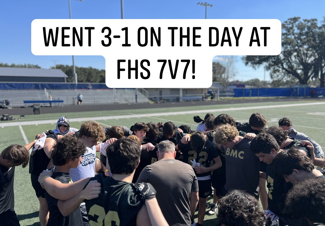 HornetFB_1MOORE's tweet photo. Nice job competing today Hornets! #BMCFootball #DMGB #1MOORE #FHS7v7 https://t.co/Xb1z2bAbsv