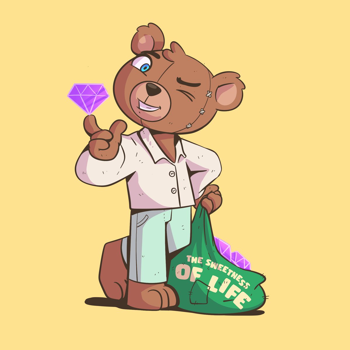 Tomorrow our Teddies will sparkle even brighter on <a href="/MagicEden/">Magic Eden 🪄</a>, earning +50% more diamonds on every trade!