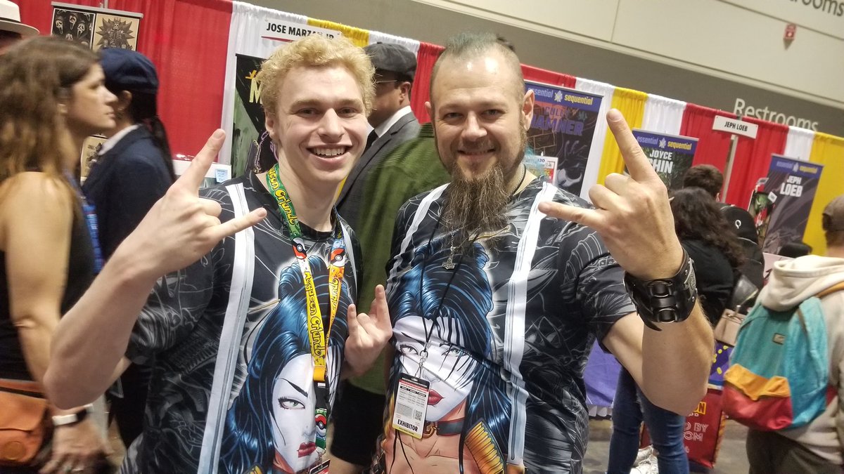 DeathMetalHero's tweet photo. Look who I bumped into at #megacon2024 @VaughnMColeman
Both representing our boy, Teen Sensation @BillyTucci https://t.co/DUgWPk00UE