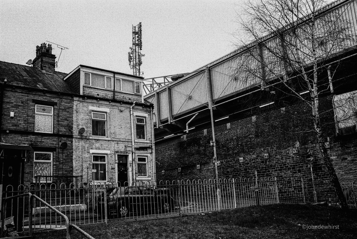 Valley Parade #BCAFC #Bradford #FloodlightFriday #bfdmonochrome #blackandwhitephotography #filmphotography #bnwphotography #urbanphotography