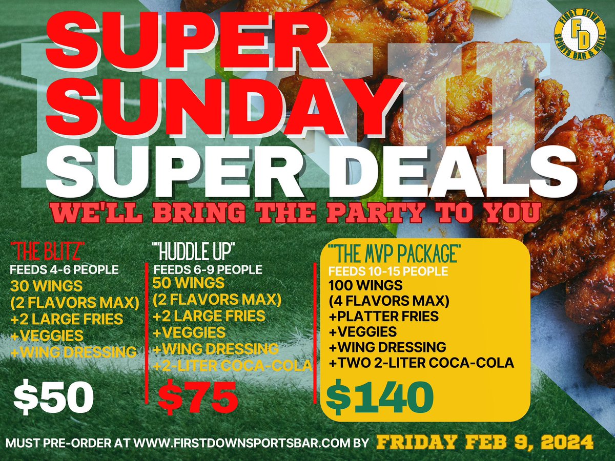 First Down Bar tweet media