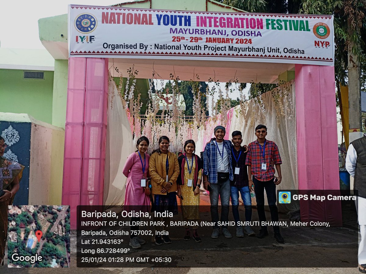 Pn_NSS's tweet photo. National Youth Integration festival conducted by National Youth Project, Mayurbhanj by Sj. Madhusudan Das (NYP member and socialist), from 25th to 29th January at Baripada, Mayurbhanj.
6 volunteers of PNCA, Khordha participated.
#nationalyouthproject #nss #camp #volunteers https://t.co/SLhSDjUYVa