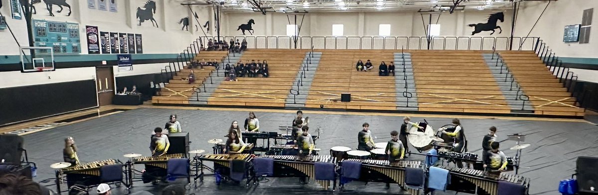 Indoor Percussion ensemble at first TCGC event of the season at Pasadena Memorial! Yay Band!!! @magnoliahsband