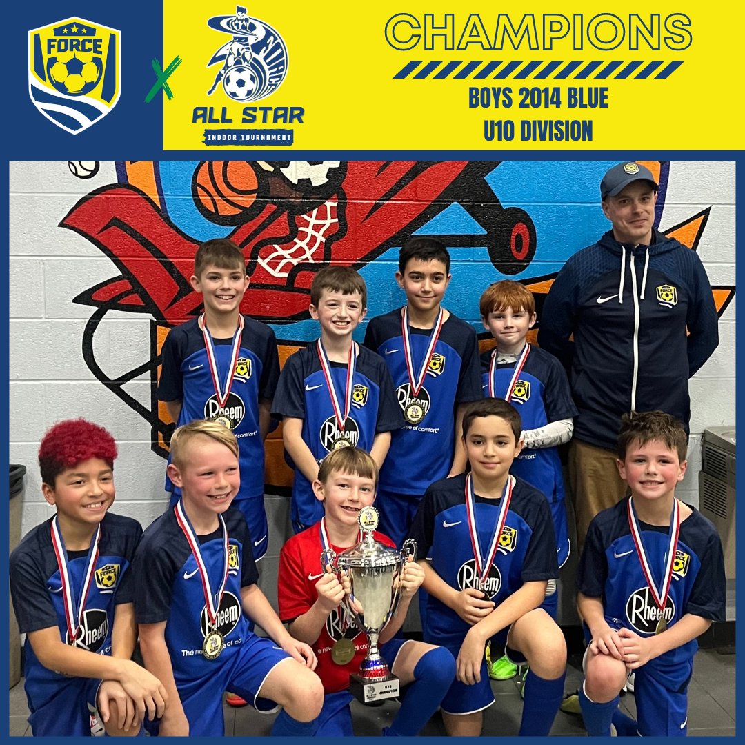 ClevForceSC's tweet photo. Great work from all of our Cleveland Force SC teams at the 2024 Boys All Star Indoor Tournament and shoutout to our 4 CFSC teams that finished as Champions!

🏆2012 Boys Pre-ECNL Blue
🏆2012 Boys Volt West
🏆2014 Boys Blue
🏆2015 Boys Blue

#chrip #clevelandforcesc https://t.co/6XO0HR1Ipx