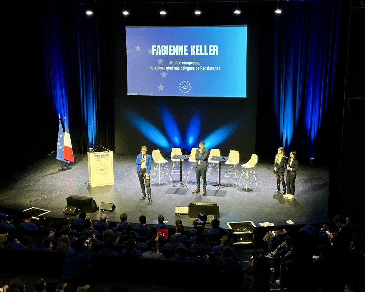 Fabienne Keller (@fabienne_keller) on Twitter photo Les jeunes ont besoin d’Europe comme l’Europe a besoin des jeunes 🇪🇺
C’est le message que j’ai adressé aux <a href="/JeunesMacron/">Les Jeunes avec Macron</a> réunis à #Strasbourg pour un Forum National dédié aux élections européennes.
Nous avons besoin de votre énergie, de vos convictions, de votre engagement 💪🏼 Les jeunes ont besoin d’Europe comme l’Europe a besoin des jeunes 🇪🇺
C’est le message que j’ai adressé aux <a href="/JeunesMacron/">Les Jeunes avec Macron</a> réunis à #Strasbourg pour un Forum National dédié aux élections européennes.
Nous avons besoin de votre énergie, de vos convictions, de votre engagement 💪🏼