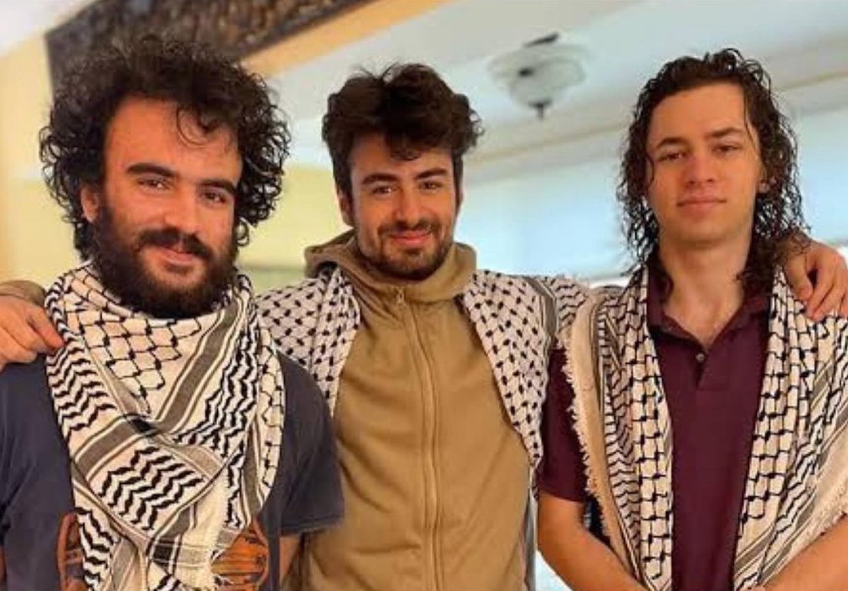 THREE PALESTINIAN AMERICAN COLLEGE STUDENTS WERE SHOT FOR WEARING KEFFIYEHS AND MINDING THEIR OWN BUSINESS. JOE BIDEN DID NOTHING AND NOW ONE OF THE BOYS IS PARALYZED.