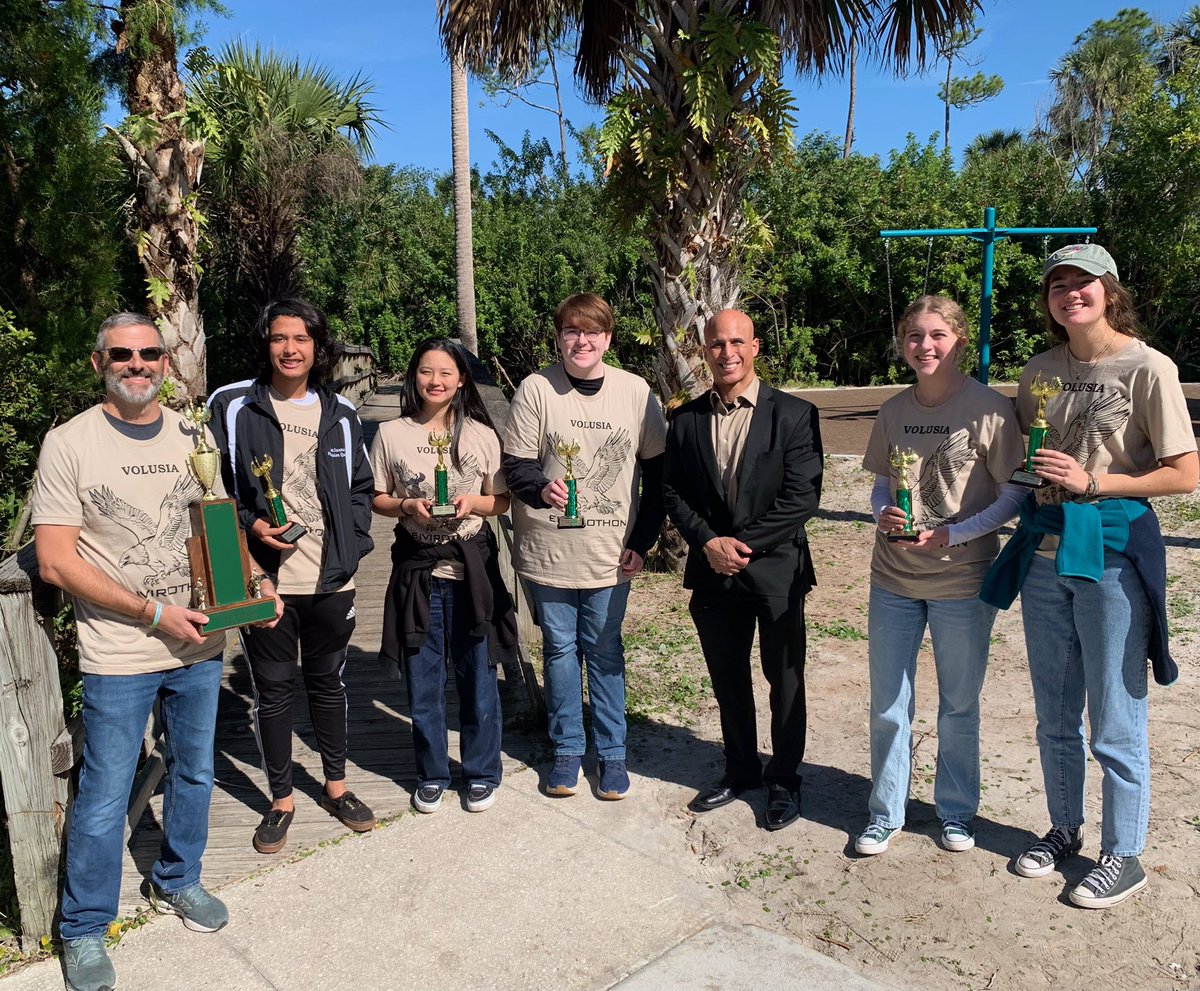 Thanks to the great Envirothon Sponsors.:
Duke Energy, FUTURES, Volusia Soil and Water Board, Riverside Conservancy, Volusia Coubty Schools, Marine Discovery Center, Volusia County Environmental Management, VC Parks, Recreation and Culture. The students shone bright!