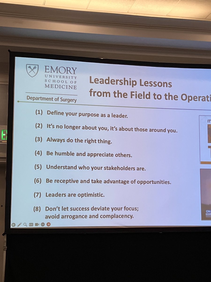 Education and training cmt lunch session #sesc24, “What I wish I had Known”. John Sweeney delivers a powerful talk on leadership lessons. ⁦@EmorySurgery⁩