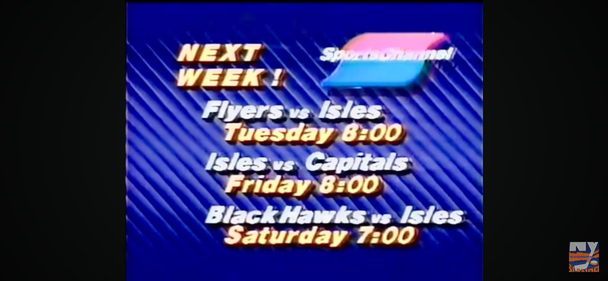 1985-86 NY #isles on SportsChannel promos (incomplete) 

youtu.be/X2PTX3E6a7s?si… 

#lgi #nyi #80s #1980s #islanders